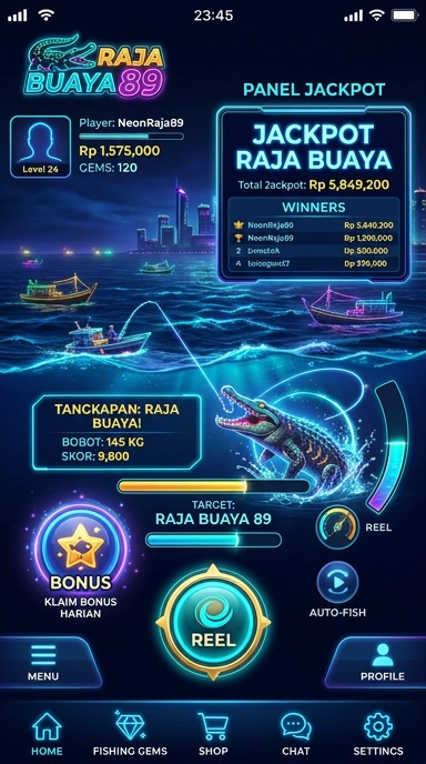 luckydf — layar beranda